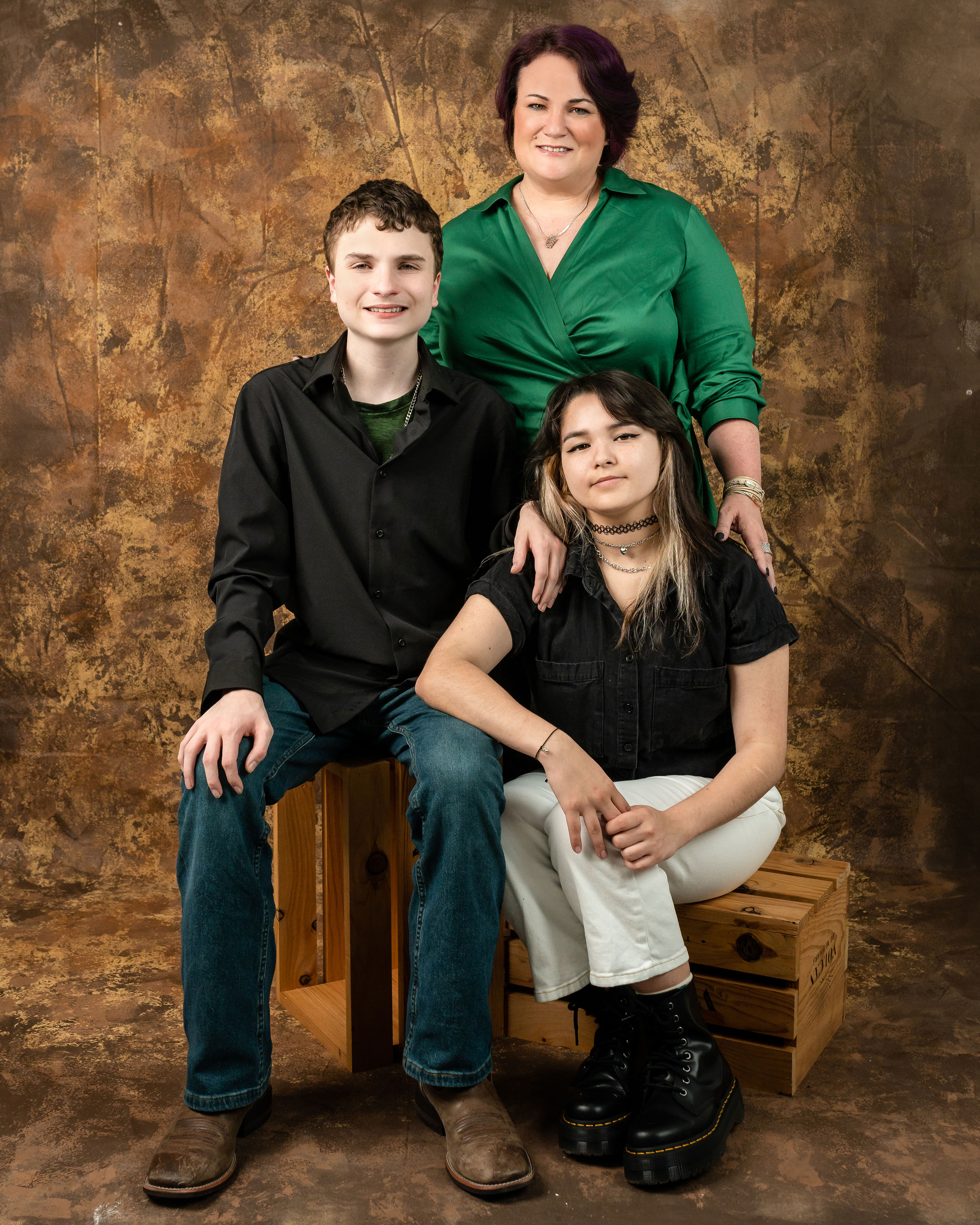 Carolynn with her children